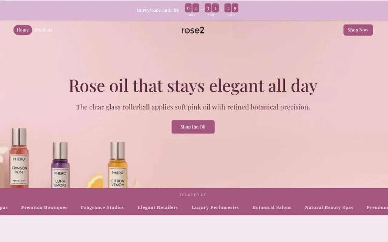 Rose2 storefront